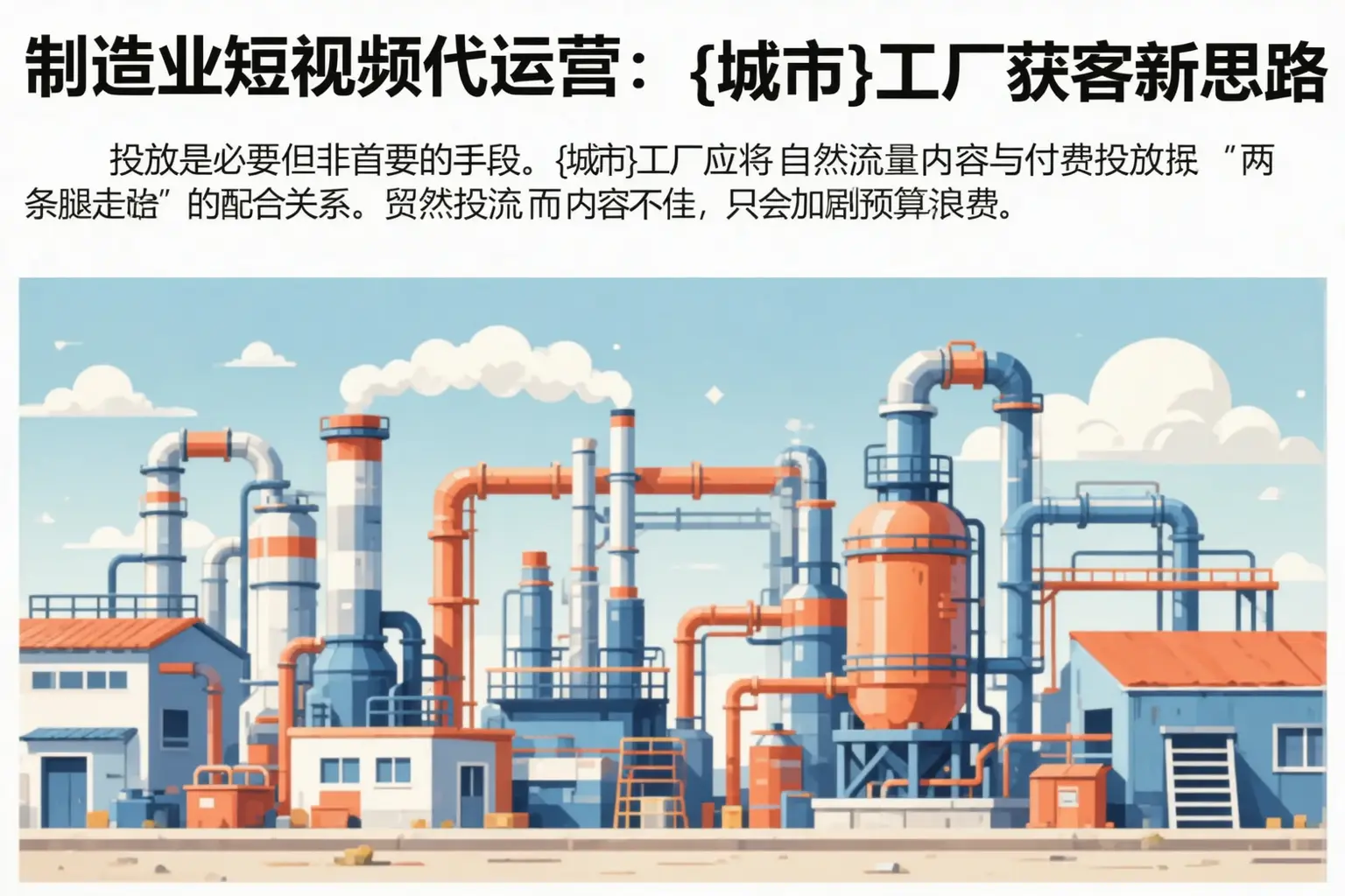 制造业短视频代运营：库车工厂获客新思路
